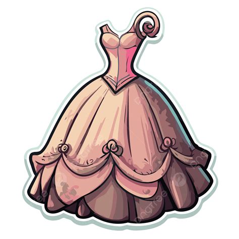Prom Dress Cartoon