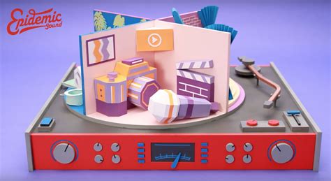 Paper Craft Stop Motion Animation Advertisement for Epidemic Sound ...