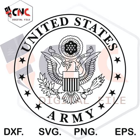 Usa Army Seal United States of America Vector File Svg and Dxf File - Etsy