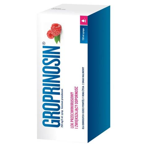 Groprinosin 50 mg/ml syrop 150 ml - lek przeciwwirusowy, wspomaganie odporności