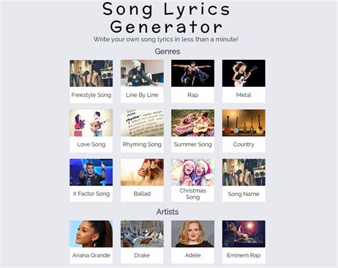 Top 10 Best Song Lyrics Generators [2022]