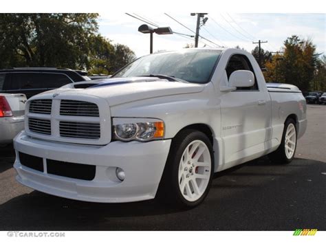 2005 Bright White Dodge Ram 1500 SRT-10 Regular Cab #55875299 Photo #3 | GTCarLot.com - Car ...