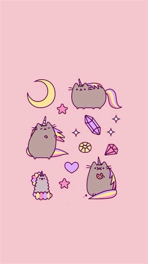 Unicorn pusheen Wallpaper Gatos, Unicornios Wallpaper, Kawaii Wallpaper, Cellphone Wallpaper ...