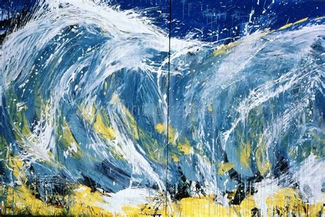 Abstract Acrylic Paintings: Tsunami by Jonathan West Art