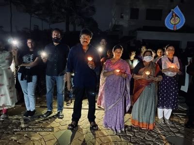 Chiru Family With Candles | Photos Gallery