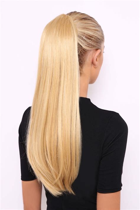 Sleek Full-Body 22" Ponytail - LullaBellz | High ponytail hairstyles ...