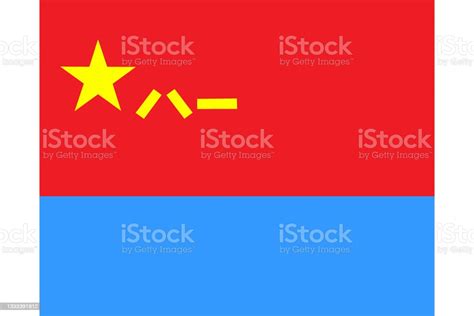 Flag Of China Peoples Liberation Army Air Force Military Flag Of China Chinese Army Stock ...