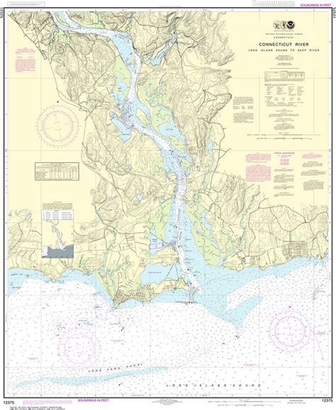 NOAA Charts for the Northeast Atlantic Coast - In stock POD Tagged "Connecticut River" - Captain ...