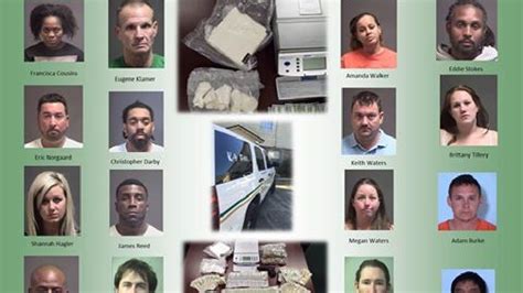 18 arrested in Okaloosa County drug sweep