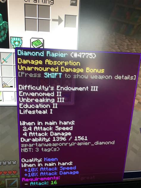 Any idea why my rapier does 3 damage when i hit unarmored enemies : r/RLCraft