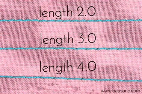 Stitch Length - Best, Standard & How to Adjust | TREASURIE