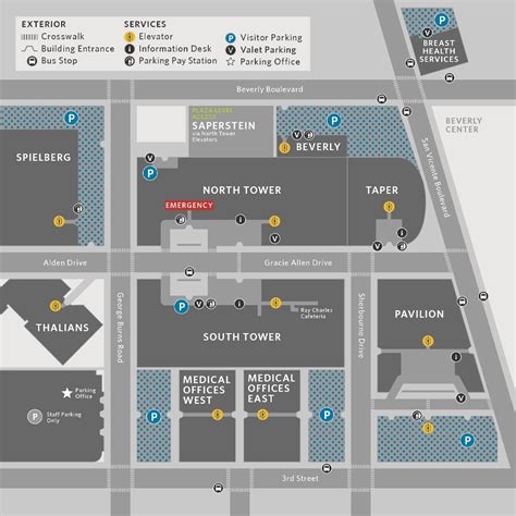 Medical Center Map & Parking Information | Cedars-Sinai