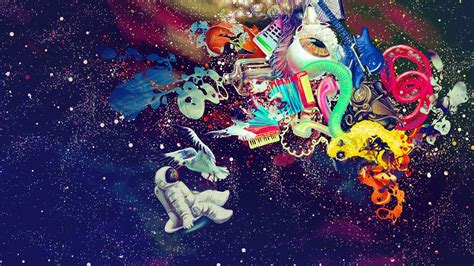 Trippy Astronaut in Space Wallpapers - Top Free Trippy Astronaut in ...