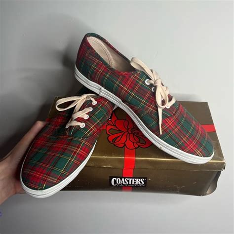 Coasters | Shoes | Vintage Plaid Sneakers | Poshmark