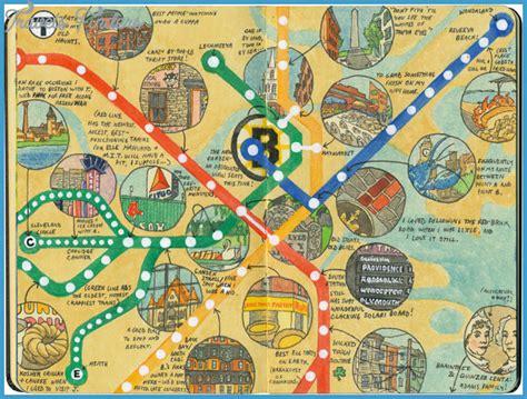 Boston Map Tourist Attractions - TravelsFinders.Com