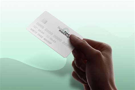 Free PSD hand holding credit card mockup (1) | Images :: Behance