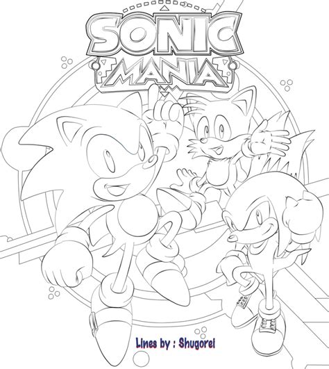 Printable Sonic Mania Coloring Pages - Printable Word Searches