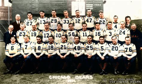 Pro Football Journal: Bears Throwback to 1936