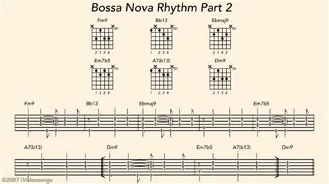 Bossa Nova Guitar Chords