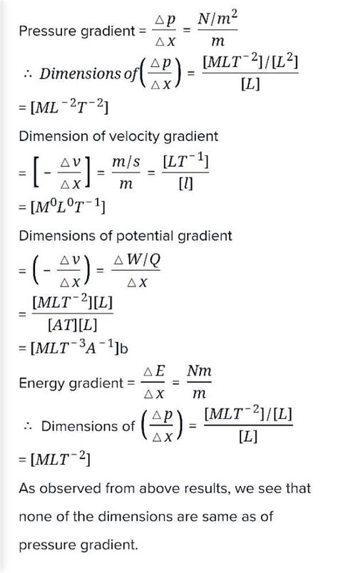 Pressure gradient has the same dimensions as that ofa)velocity ...