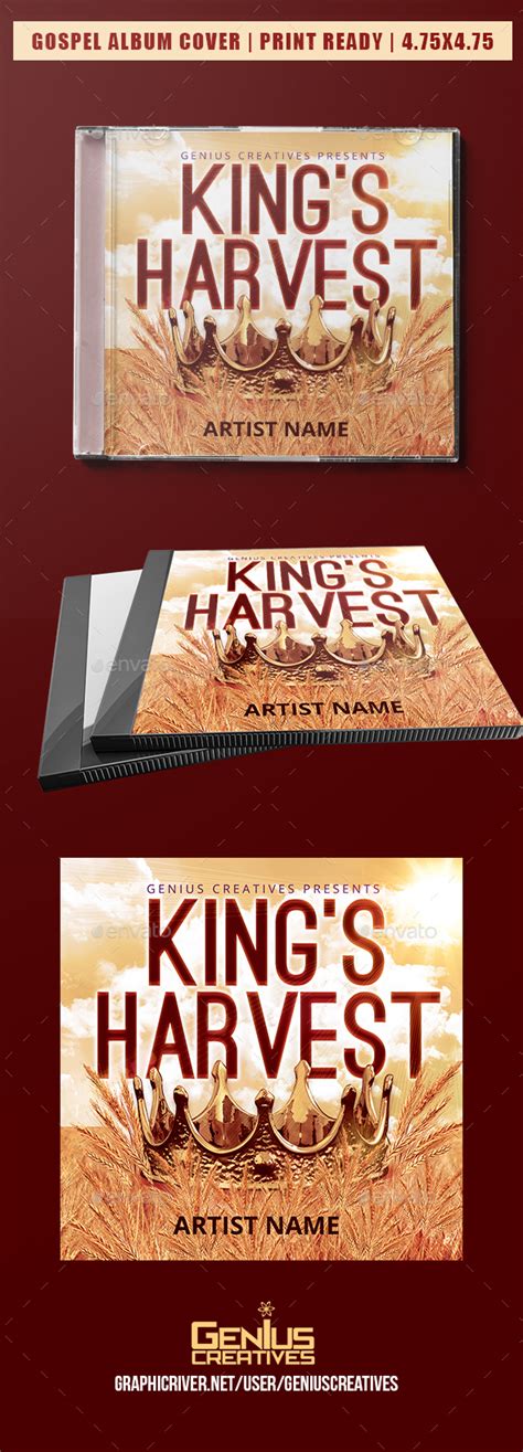 King's Harvest Album Cover Template by GeniusCreatives | GraphicRiver