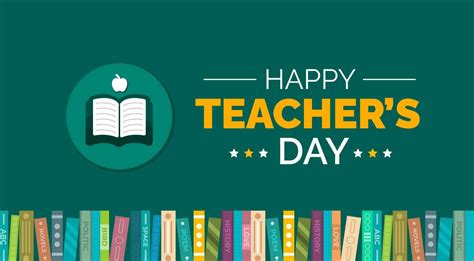 happy Teachers Day background or banner design template 23287302 Vector ...