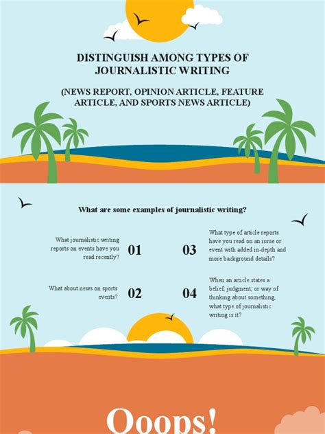 Journalistic Writing | PDF