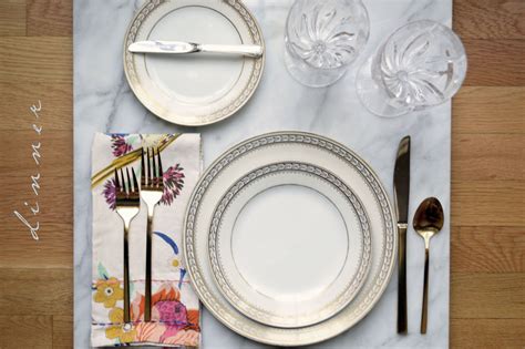 how to set the table for every meal - One Brass Fox