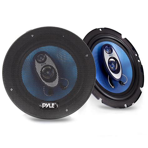 Buy Pyle 6.5'' Three Way Sound Speaker System - Round Shaped Pro Full ...