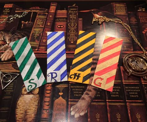 DIY : Harry Potter Bookmarks (Houses of Hogwarts) - Instructables