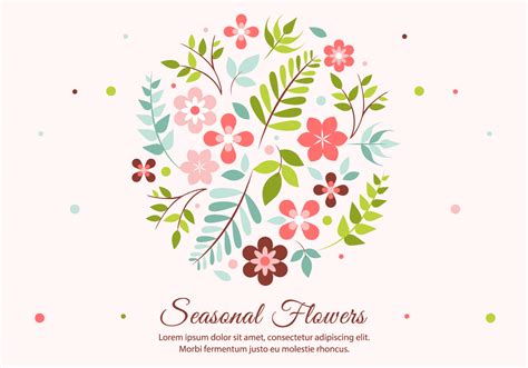 Spring Flower Vector Elements 144830 Vector Art at Vecteezy