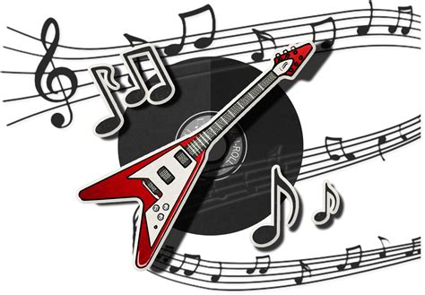 Rock Music Transparent Clip Art Image - PNG Play