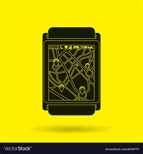 Gps service design Royalty Free Vector Image - VectorStock