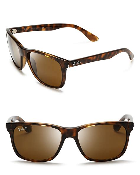 Ray-ban Basic Wayfarer Sunglasses in Brown for Men (light havana) | Lyst