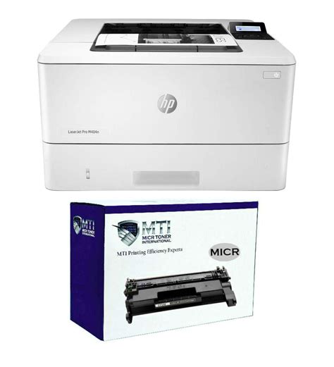 HP M404n LaserJet Pro Printer and 1 CF258A MTI MICR Cartridge - MICR ...