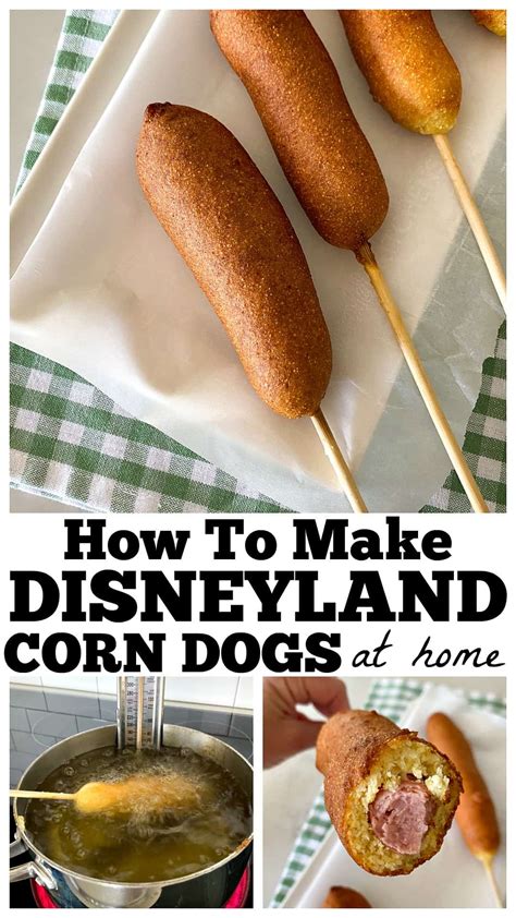 Easy Disneyland Corn Dogs - The Best Corn Dog Recipe!