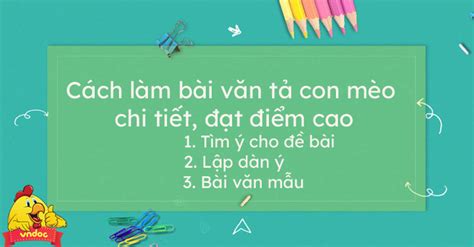 Cách làm bài văn miêu tả con mèo chi tiết - Cách tả con mèo - VnDoc.com