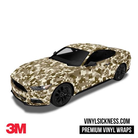 DESERT DIGITAL CAMO WRAP • CAR / TRUCK VINYL WRAPS • VS