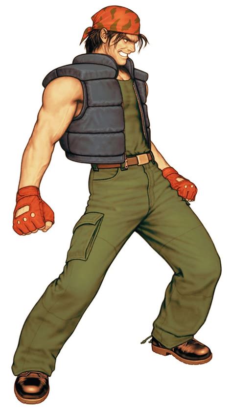 Ralf Jones from King of Fighters 2000 Game Character Design, Character Concept, Character Art ...