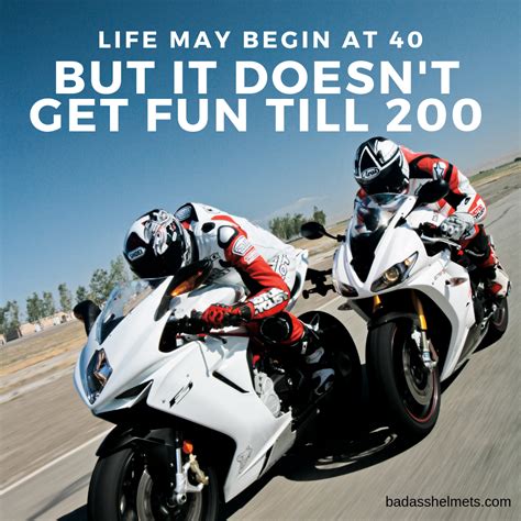 Funny Motorcycle Memes - Ultimate Collection. Funny motorcycle birthday image. "Life may begin ...