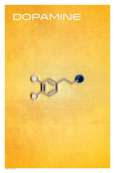 Yakawonis: Dopamine Molecule - Paper Art, part of my Molecules of ...