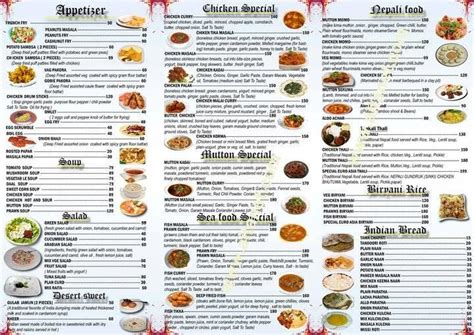 Menu at Lumbini Cafe, Delhi, Shop No 1519