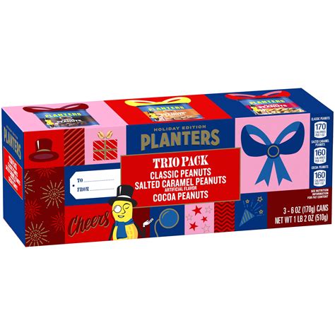 Planters Holiday Edition Peanuts Trio Pack, 18oz Box - Walmart.com ...