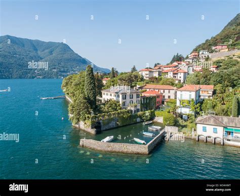 Lake of Como, house of George Clooney. Laglio (Italy Stock Photo - Alamy