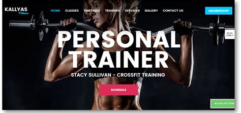 Personal Trainer Website Design [10 Professional Templates For PTs]