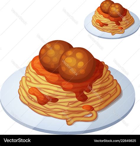 Cartoon Picture Of Spaghetti And Meatballs - Iurd Gifs