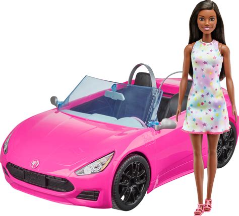 Best Buy: Barbie Convertible Car and 11.5" Brunette Doll HBY30