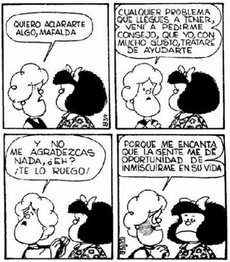 Susanita tan sincera y desinteresada😅 | Mafalda comic, Mafalda, Mafalda ...