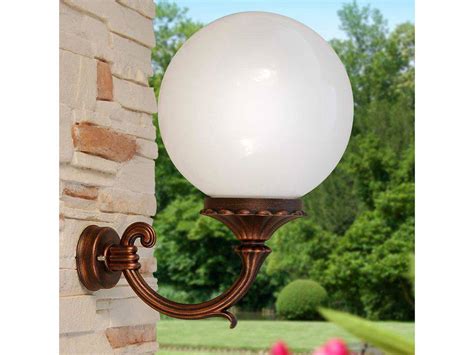 Outdoor wall lantern in aluminium Orione