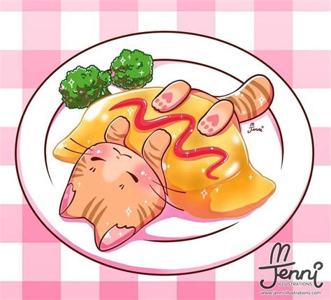 Would you like some omurice? . . . #omurice #japanesefood #catlover #foodanimals #foodart # ...